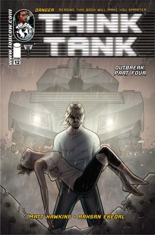 Think Tank #12 cover by Rahsan Ekedal and Andy Troy