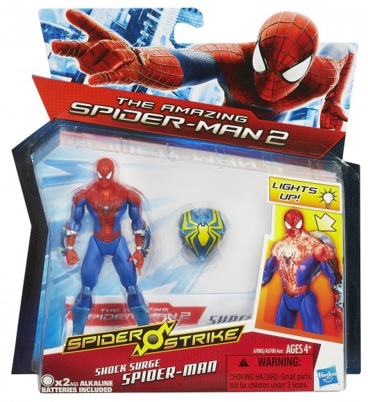 Amazing Spider-Man 2: Spider Strike: Shock Surge Spider-Man, package