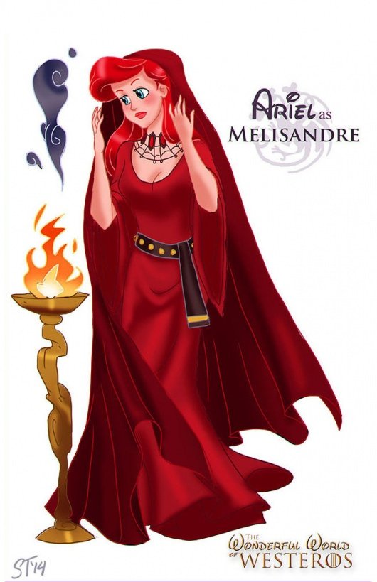 Ariel as Melisandre