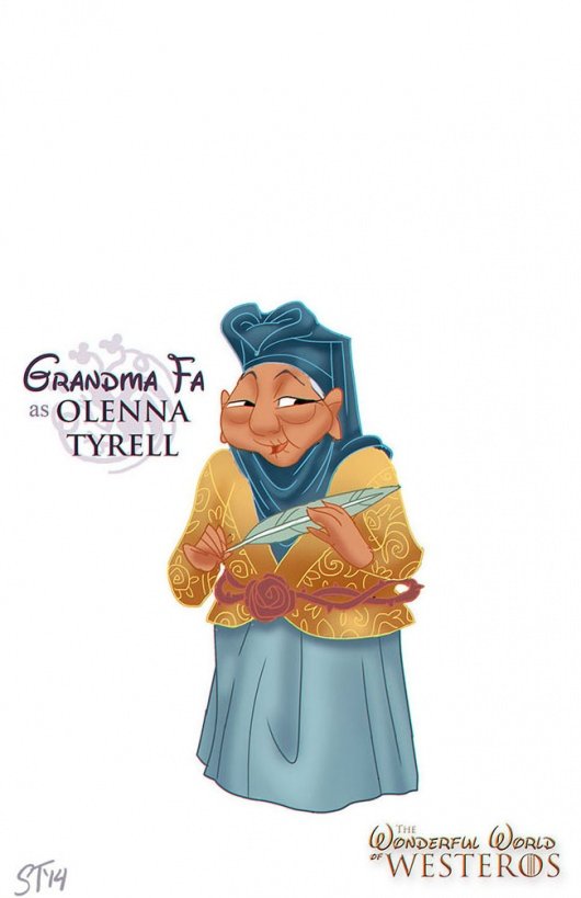 Grandma Fa as Olenna Tyrell