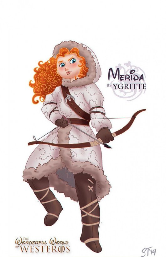 Merida as Ygritte