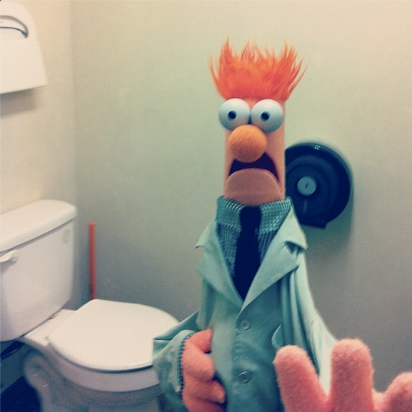 beaker muppet stuffed animal