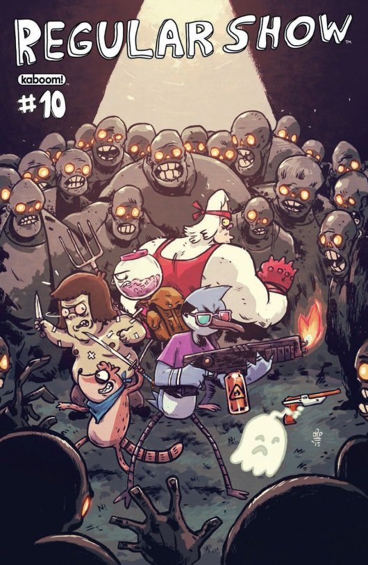 Regular Show #10 cover B by Michael Dialynas
