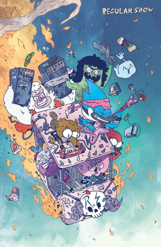 Regular Show #10 cover D by Guillaume Singelin