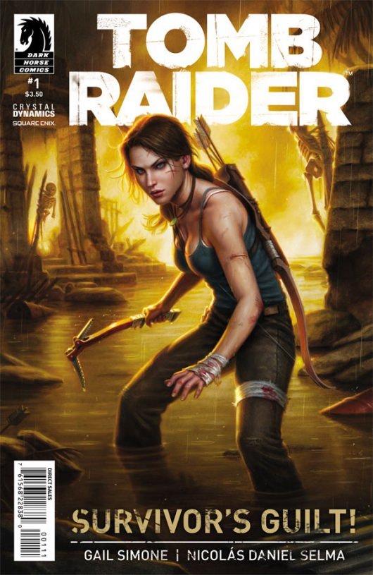 Tomb Raider #1 cover by Dan Dos Santos