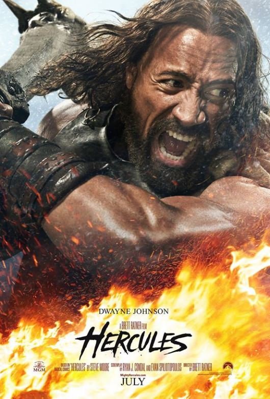 Hercules With Dwayne Johnson Poster