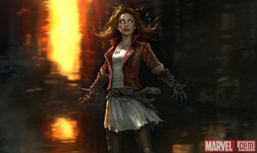 Scarlet Witch Avengers Age Of Ultron Concept Art