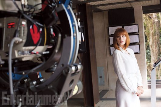 Bryce Dallas Howard On Jurassic World Set