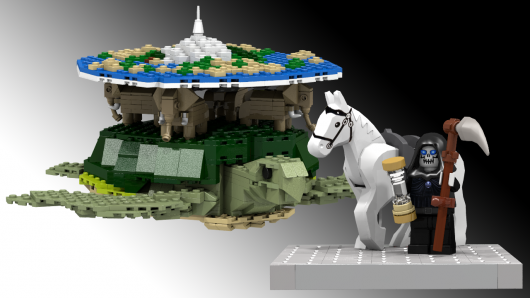 Terry Pratchett's Discworld In Lego Form