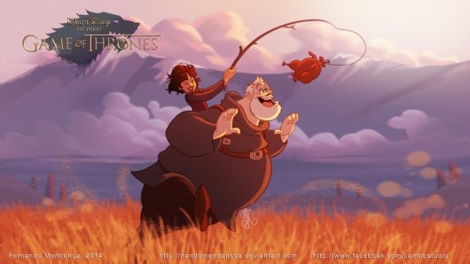 Game of Thrones by Disney -- Bran Stark and Hodor