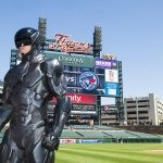 RoboCop Detroit Tigers game