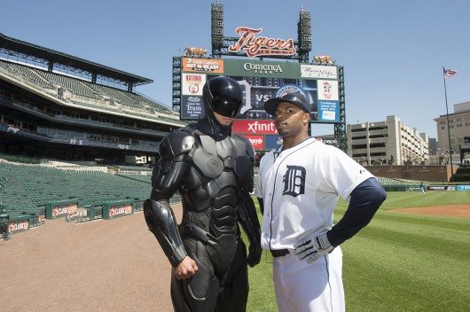 RoboCop Detroit Tigers game