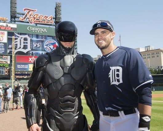 RoboCop Detroit Tigers game