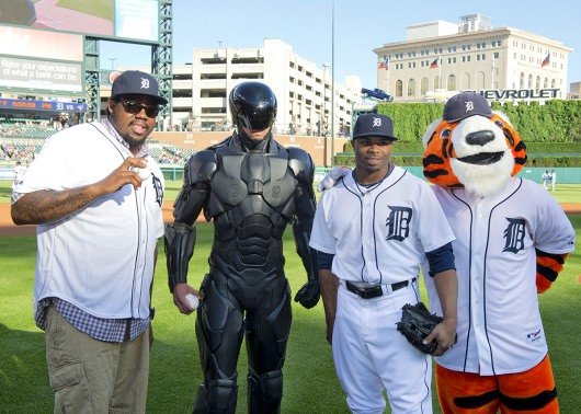 RoboCop Detroit Tigers game