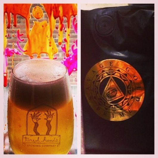 Savage Gold Beer Coffee Photo