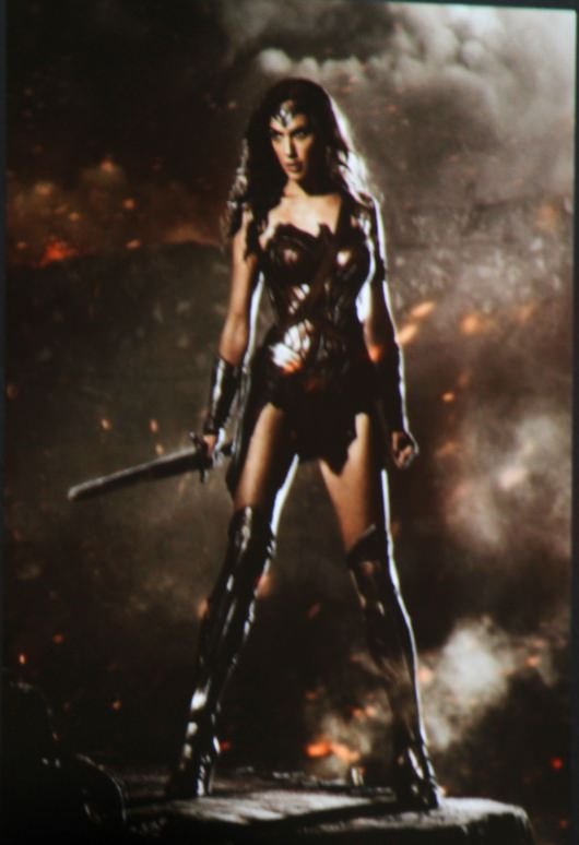 Wonder Woman Gal Gadot poster SDCC 2014 Batman v Superman Dawn of Justice
