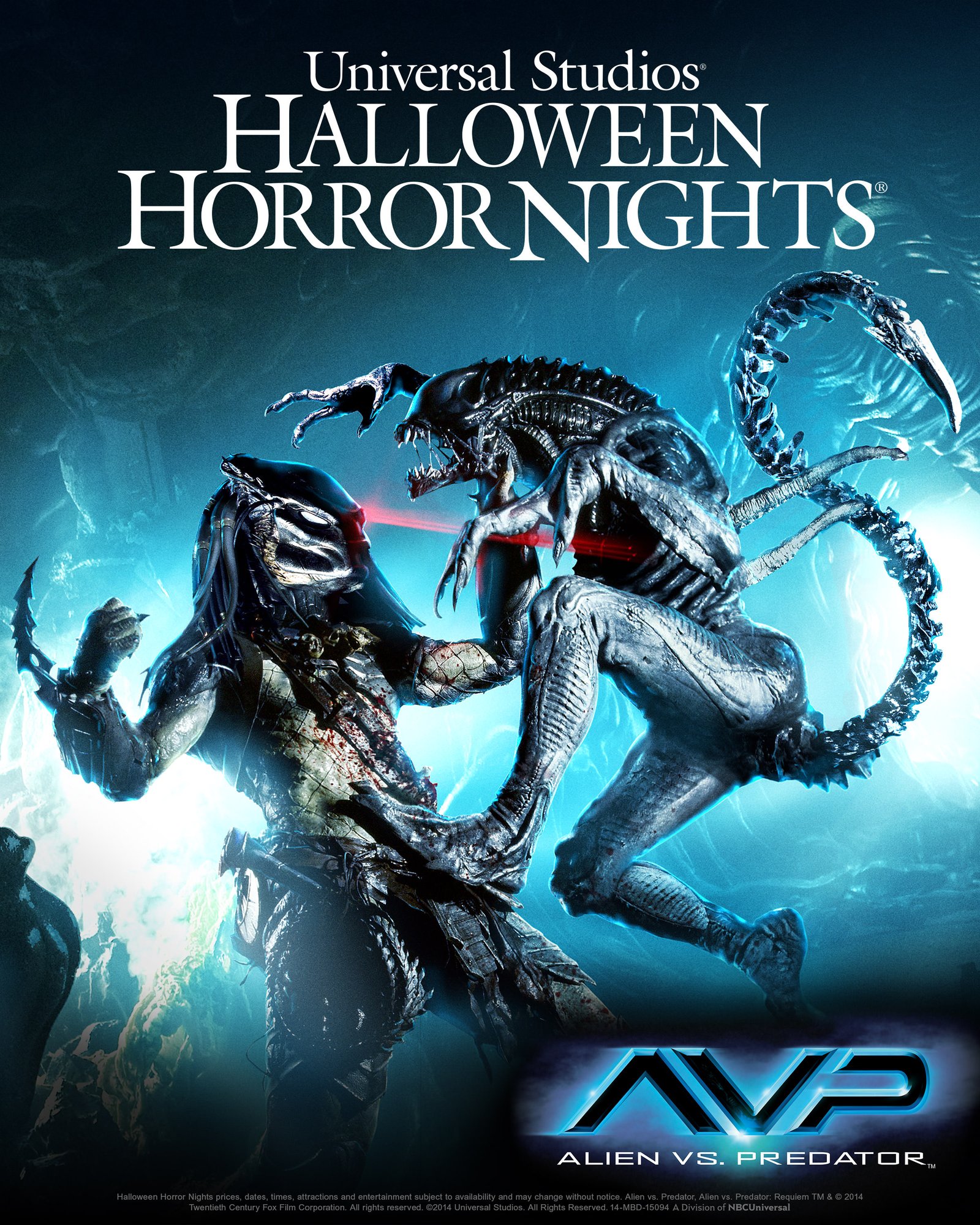 AVP: Alien vs. Predator Halloween Horror Nights 2014 poster