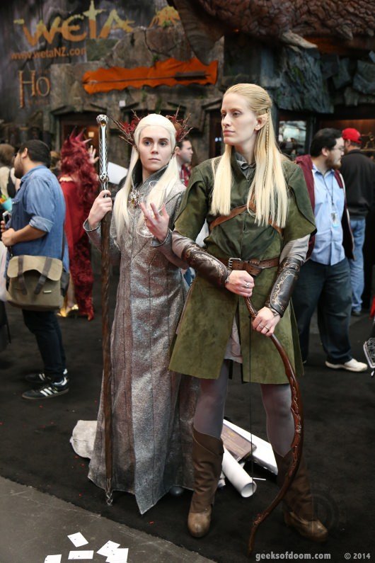 Thranduil and Legolas cosplay