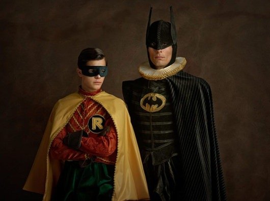 Renaissance Heroes and Villains Cosplay Shoot -- Batman and Robin