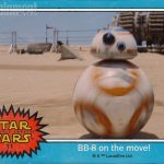 Star Wars: The Force Awakens BB-8 trading card