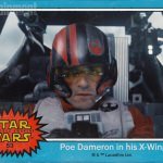 Star Wars: The Force Awakens Poe Dameron trading card