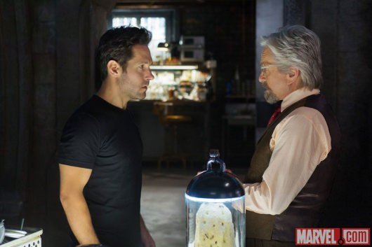 Marvel Studios' Ant-Man Michael Douglas and Paul Rudd