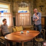 Ant-Man Paul Rudd and director Peyton Reed on set