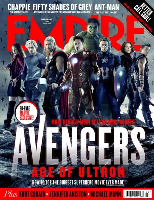 Avengers: Age of Ultron cast Empire cover