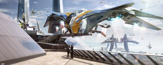 Guardians Of The Galaxy Concept Art by Olivier Pron
