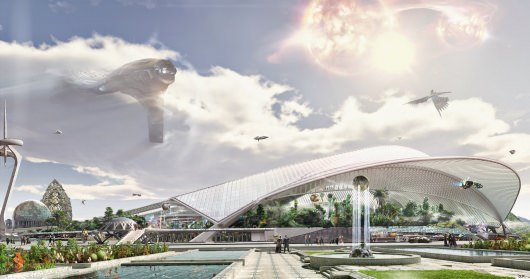 Guardians Of The Galaxy Concept Art by Olivier Pron