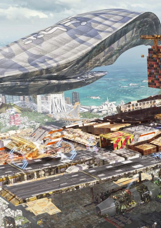 Guardians Of The Galaxy Concept Art by Olivier Pron