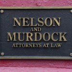 Marvel Daredevil Netflix Nelson and Murdock law office sign