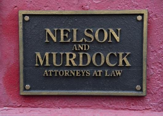 Marvel Daredevil Netflix Nelson and Murdock law office sign