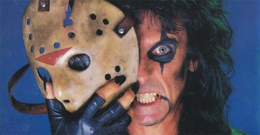 Alice Cooper Jason Voorhees Hockey Mask