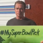 Arnold Schwarzenegger Terminator Super Bowl pick 2015