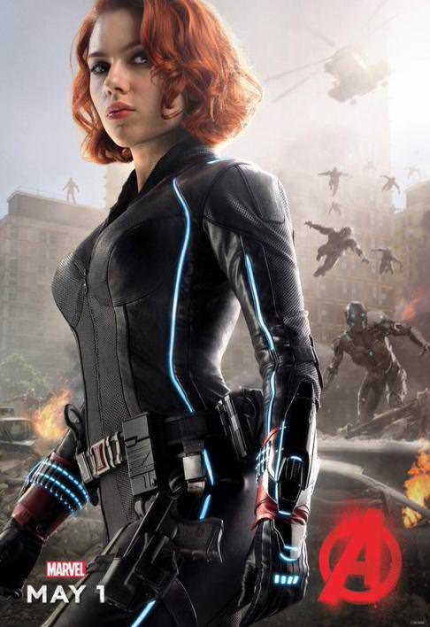 Black Widow Avengers: Age Of Ultron Character Poster