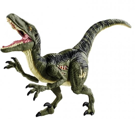 Jurassic World lights and sound raptor figure