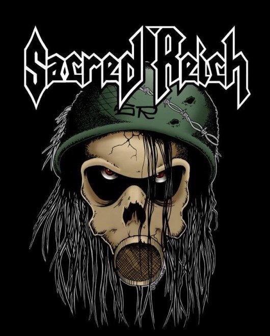 Sacred Reich mascot Our Dude or OD