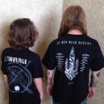 Converge and At The Gates Tour T-shirts Back