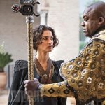 Game Of Thrones Season 5 Indira Varma as Ellaria Sand and DeObia as Areo Hotah
