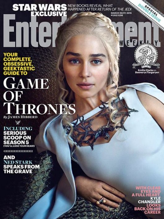 Game Of Thrones Season 5 EW cover Daenerys Targaryen