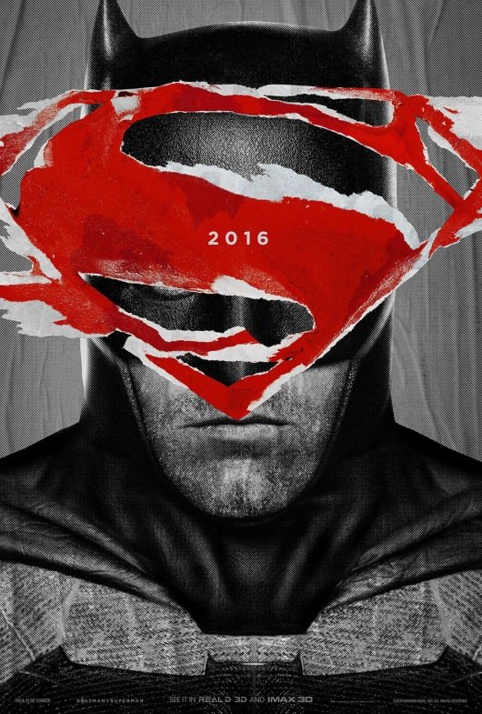 Batman v Superman Batman Character Poster With Superman Logo