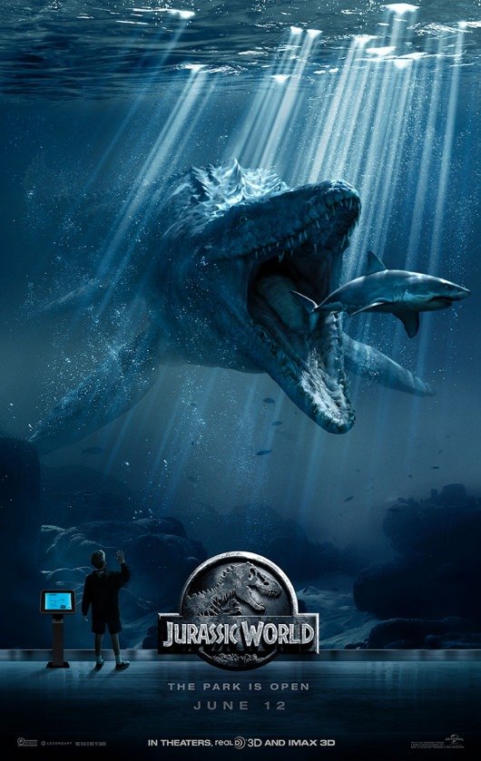 Jurassic World shark poster
