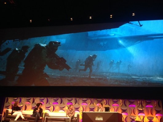 Star Wars Rogue One first look from Star Wars Celebration 2015