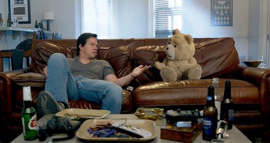 Ted 2 -- Mark Wahlberg and Ted (Voice by Seth MacFarlane)