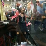 SDCC 2015 Preview Night Elizabeth Olsen Scarlet Witch Statue