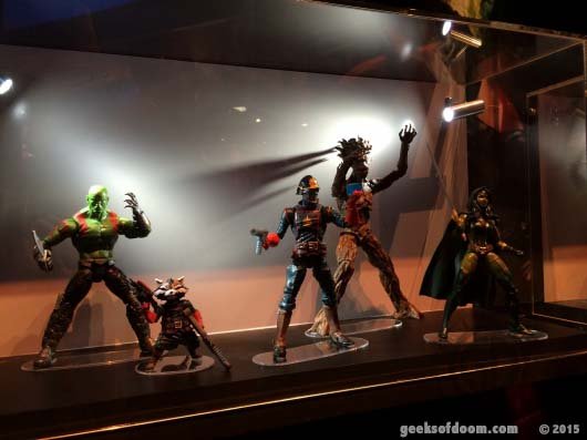 SDCC 2015 Preview Night Guardians Of The Galaxy Figures