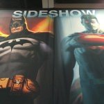 SDCC 2015 Preview Night Sideshow Booth Batman Superman