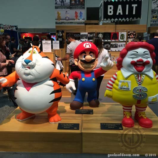 SDCC 2015 Preview Night Tony Tiger Mario Ronald McDonald