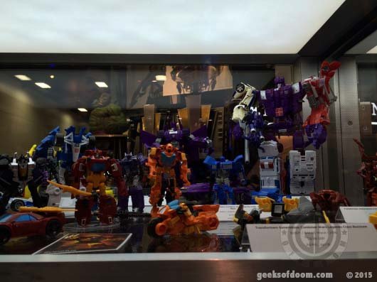 SDCC 2015 Preview Night Transformers Figures